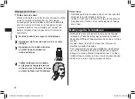 Preview for 56 page of Panasonic ER-GB43 Operating Instructions Manual