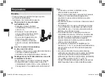 Preview for 72 page of Panasonic ER-GB43 Operating Instructions Manual