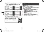 Preview for 74 page of Panasonic ER-GB43 Operating Instructions Manual