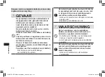 Preview for 110 page of Panasonic ER-GB43 Operating Instructions Manual