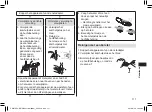 Preview for 117 page of Panasonic ER-GB43 Operating Instructions Manual