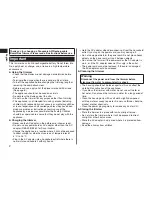 Preview for 2 page of Panasonic ER?GB50 Operating Instructions Manual