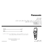 Preview for 20 page of Panasonic ER?GB50 Operating Instructions Manual