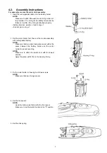 Предварительный просмотр 7 страницы Panasonic ER?GB50 Service Manual