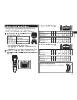 Preview for 29 page of Panasonic ER-GB60 Operating Instructions Manual