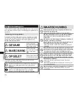 Preview for 76 page of Panasonic ER-GB60 Operating Instructions Manual