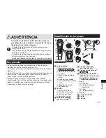 Preview for 97 page of Panasonic ER-GB60 Operating Instructions Manual