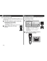 Preview for 150 page of Panasonic ER-GB60 Operating Instructions Manual