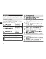 Preview for 178 page of Panasonic ER-GB60 Operating Instructions Manual