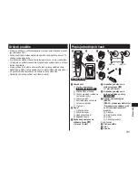 Preview for 231 page of Panasonic ER-GB60 Operating Instructions Manual