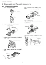 Preview for 4 page of Panasonic ER-GB60 Service Manual