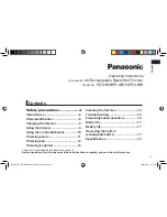 Preview for 3 page of Panasonic ER-GB70 Operating Instructions Manual