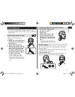 Preview for 11 page of Panasonic ER-GB70 Operating Instructions Manual