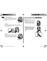 Preview for 12 page of Panasonic ER-GB70 Operating Instructions Manual