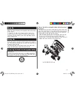 Preview for 17 page of Panasonic ER-GB70 Operating Instructions Manual