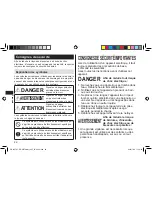 Preview for 22 page of Panasonic ER-GB70 Operating Instructions Manual