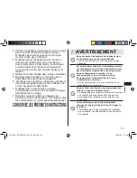 Preview for 23 page of Panasonic ER-GB70 Operating Instructions Manual