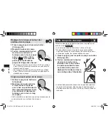 Preview for 32 page of Panasonic ER-GB70 Operating Instructions Manual