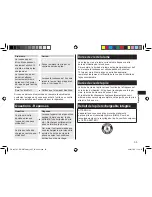 Preview for 35 page of Panasonic ER-GB70 Operating Instructions Manual