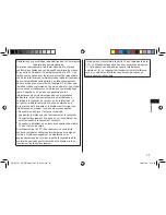 Preview for 37 page of Panasonic ER-GB70 Operating Instructions Manual