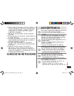 Preview for 41 page of Panasonic ER-GB70 Operating Instructions Manual