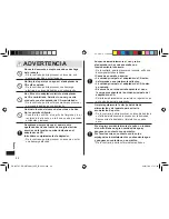 Preview for 42 page of Panasonic ER-GB70 Operating Instructions Manual