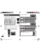 Preview for 46 page of Panasonic ER-GB70 Operating Instructions Manual