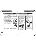 Preview for 50 page of Panasonic ER-GB70 Operating Instructions Manual