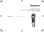 Panasonic ER-GB75 Operating Instructions Manual preview