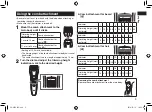 Preview for 9 page of Panasonic ER-GB75 Operating Instructions Manual