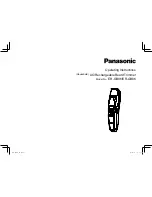 Panasonic ER-GB86 Operating Instructions Manual preview