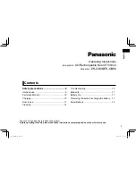 Предварительный просмотр 3 страницы Panasonic ER-GB86 Operating Instructions Manual