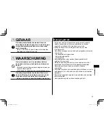 Предварительный просмотр 77 страницы Panasonic ER-GB86 Operating Instructions Manual