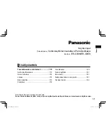 Предварительный просмотр 167 страницы Panasonic ER-GB86 Operating Instructions Manual