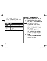 Предварительный просмотр 182 страницы Panasonic ER-GB86 Operating Instructions Manual