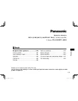 Предварительный просмотр 215 страницы Panasonic ER-GB86 Operating Instructions Manual