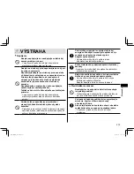 Предварительный просмотр 219 страницы Panasonic ER-GB86 Operating Instructions Manual