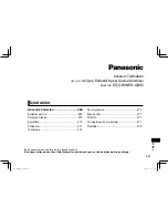 Предварительный просмотр 265 страницы Panasonic ER-GB86 Operating Instructions Manual