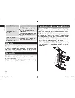 Preview for 16 page of Panasonic ER-GC51 Operating Instructions Manual