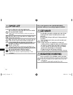 Preview for 72 page of Panasonic ER-GC51 Operating Instructions Manual