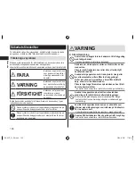 Preview for 150 page of Panasonic ER-GC51 Operating Instructions Manual