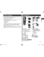 Preview for 153 page of Panasonic ER-GC51 Operating Instructions Manual