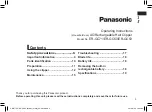 Предварительный просмотр 3 страницы Panasonic ER-GC53 Operating Instructions Manual