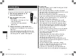 Предварительный просмотр 114 страницы Panasonic ER-GC53 Operating Instructions Manual