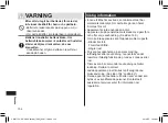 Предварительный просмотр 152 страницы Panasonic ER-GC53 Operating Instructions Manual