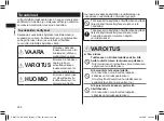 Предварительный просмотр 208 страницы Panasonic ER-GC53 Operating Instructions Manual