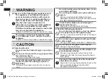 Preview for 6 page of Panasonic ER-GD30 Operating Instructions Manual