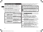 Preview for 22 page of Panasonic ER-GD51 Operating Instructions Manual