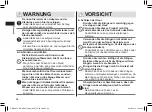 Preview for 24 page of Panasonic ER-GD51 Operating Instructions Manual