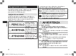 Preview for 60 page of Panasonic ER-GD51 Operating Instructions Manual